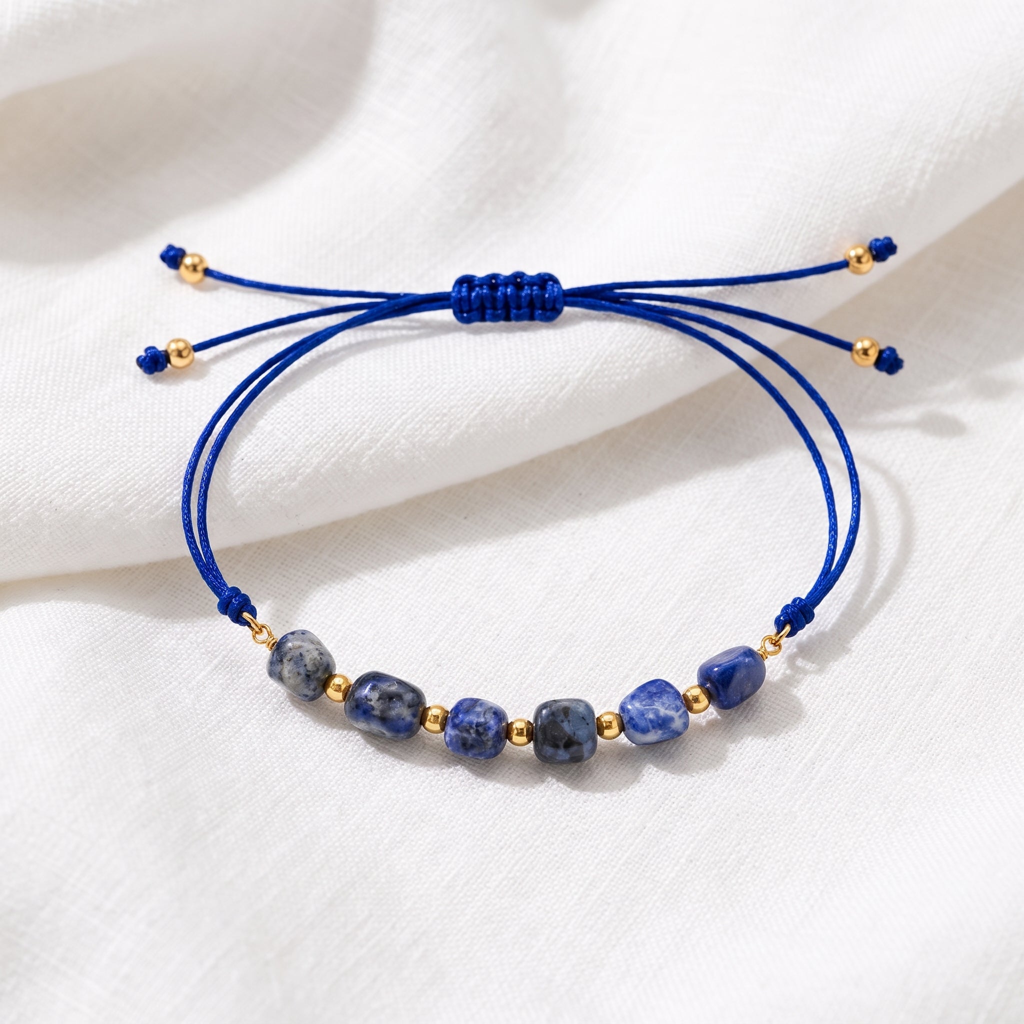 Pulsera Gea Lapislázuli Oro