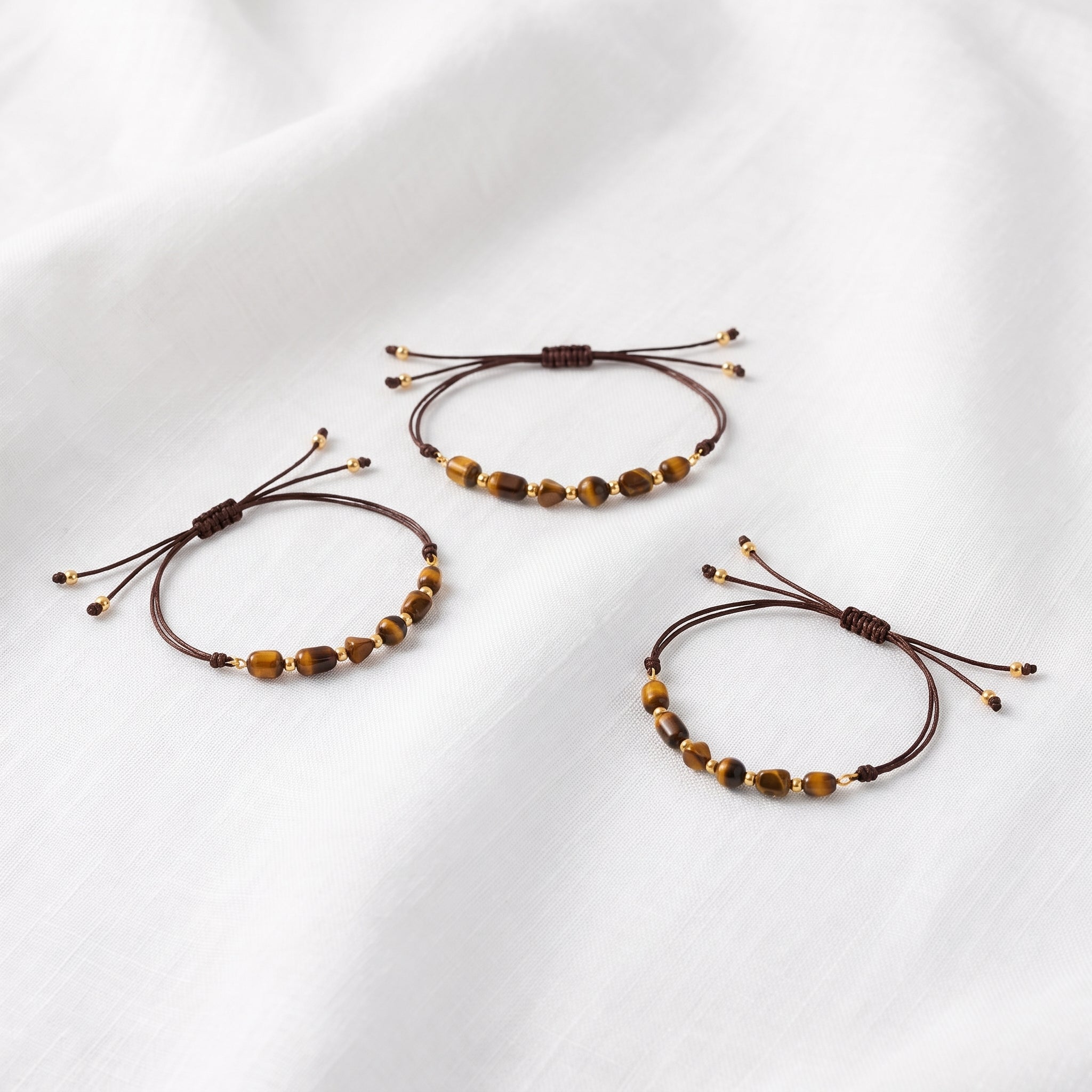 Pulsera Gea Ojo de Tigre Oro