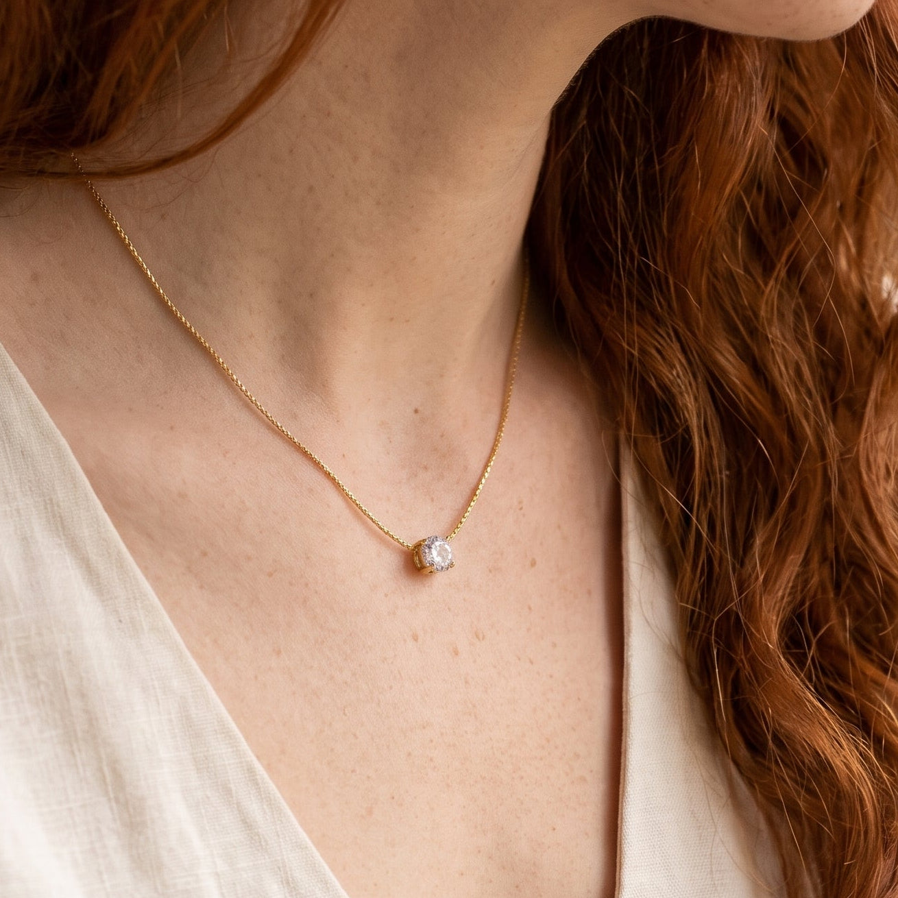 Gold Sun Necklace