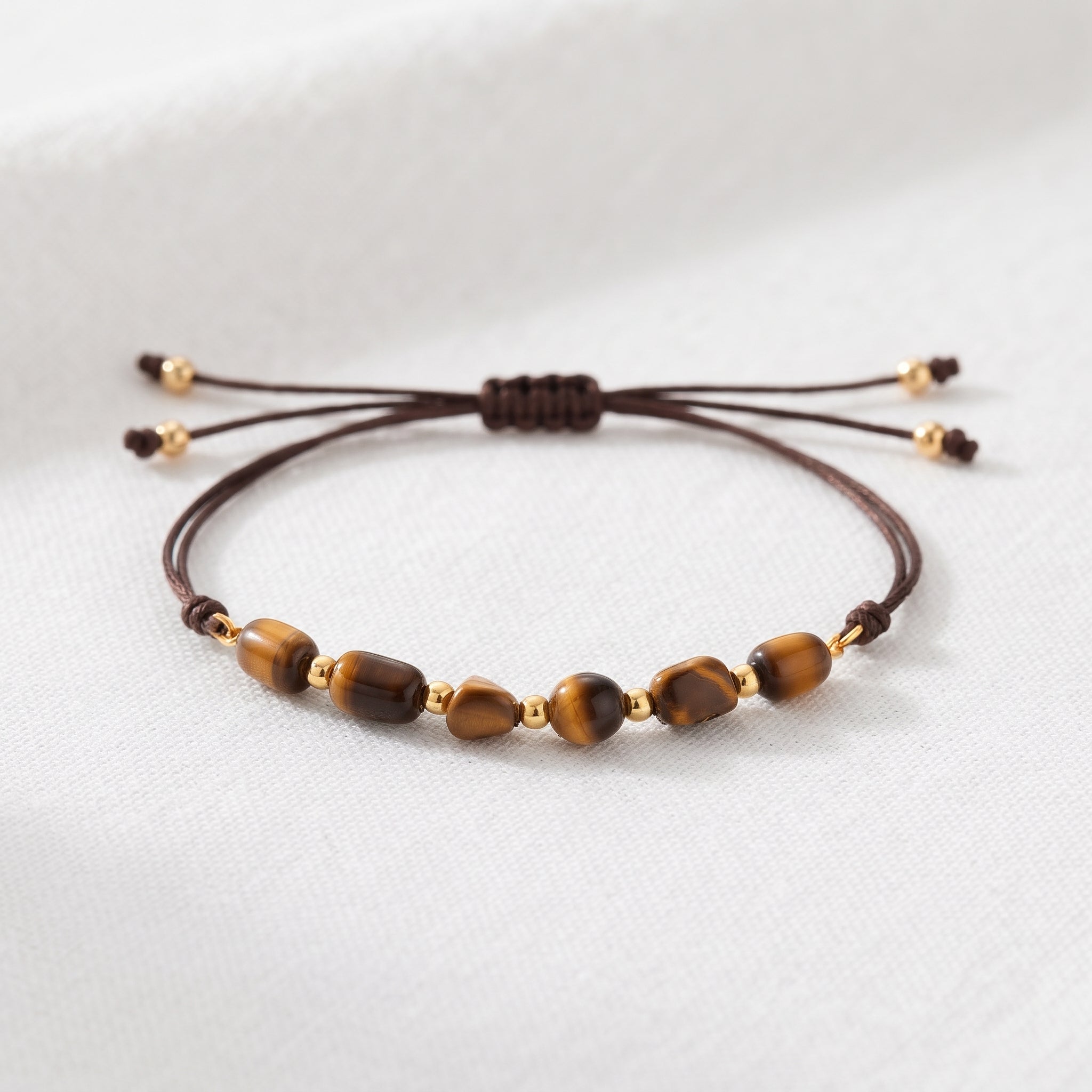 Pulsera Gea Ojo de Tigre Oro