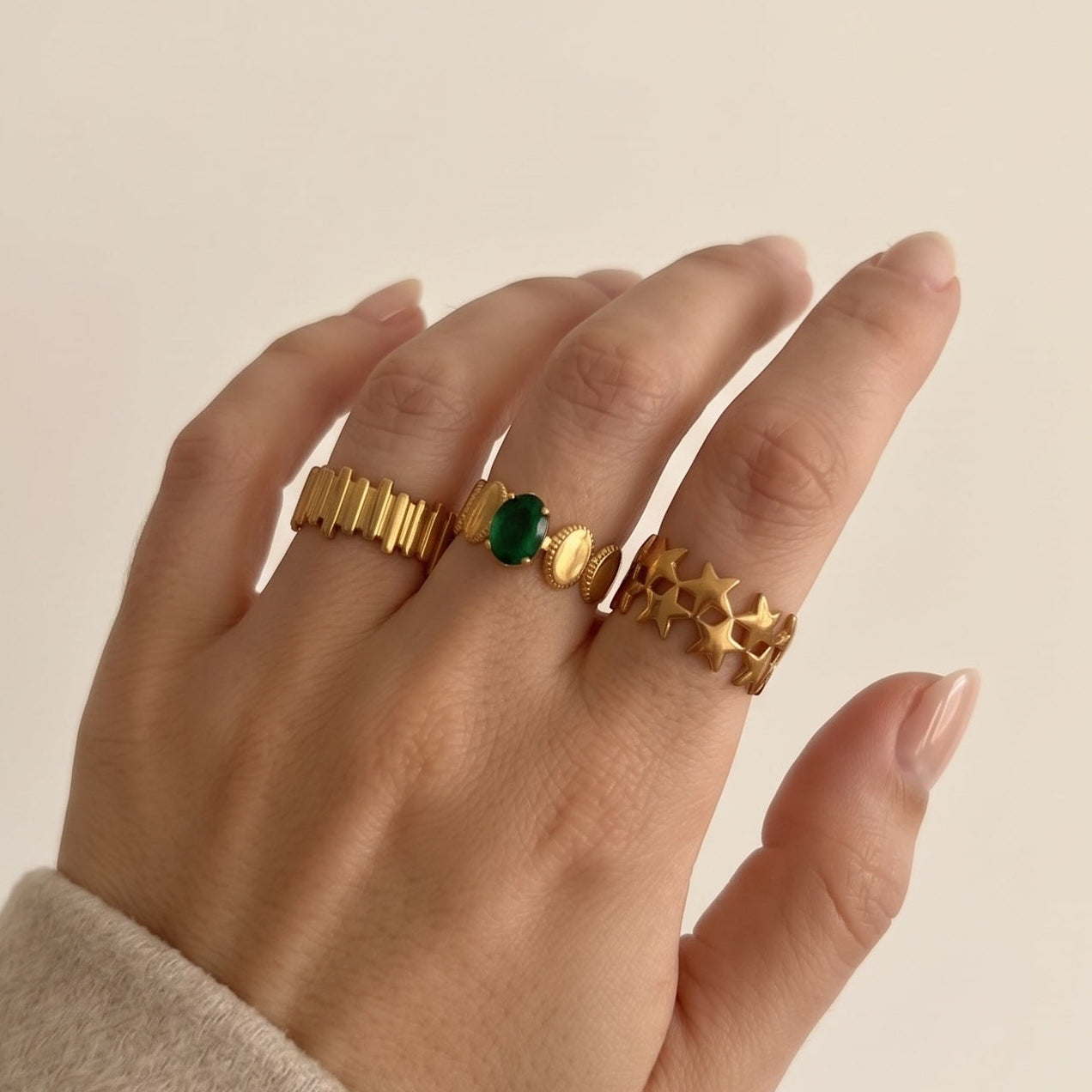 Anillo Stars Oro