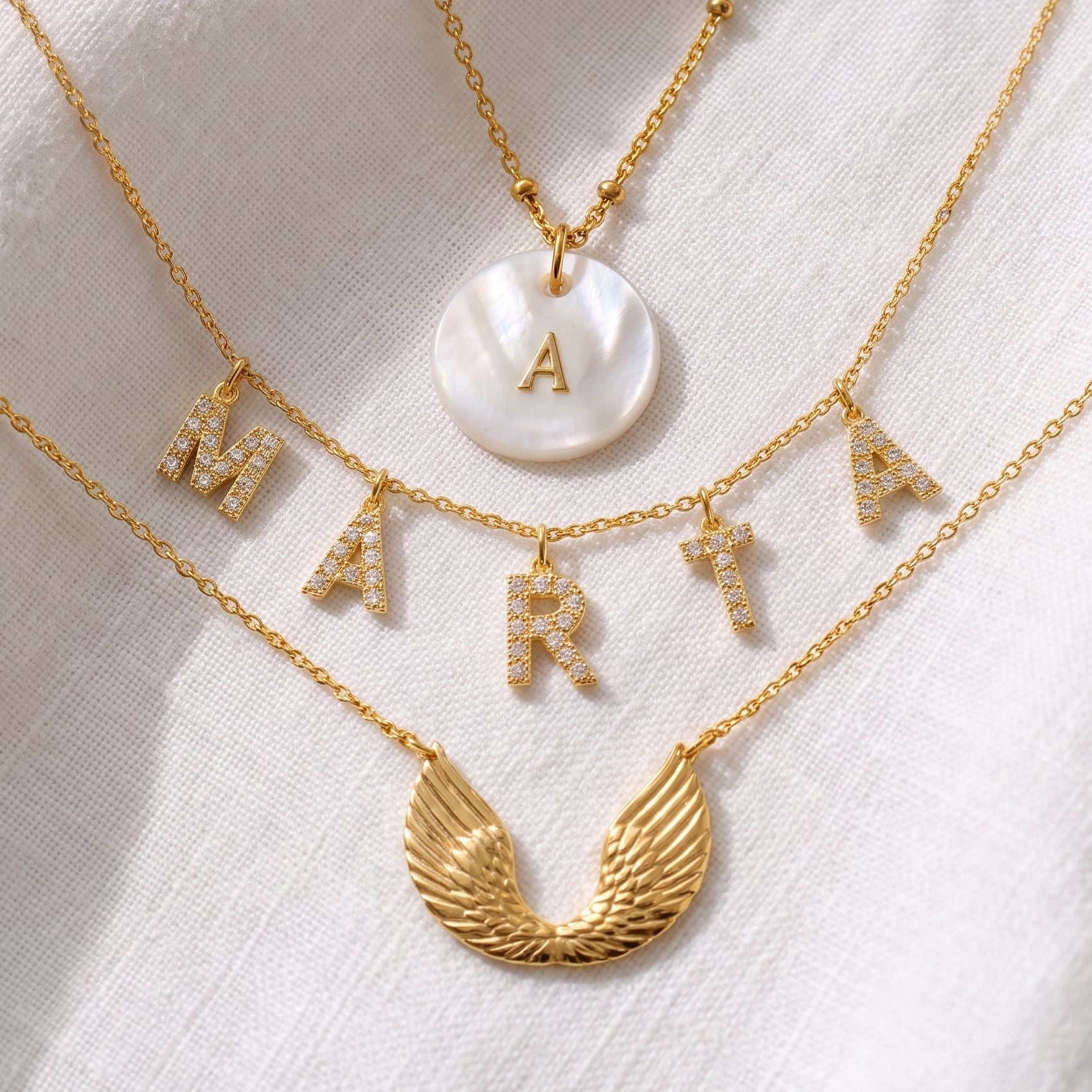 Collar Alas Oro