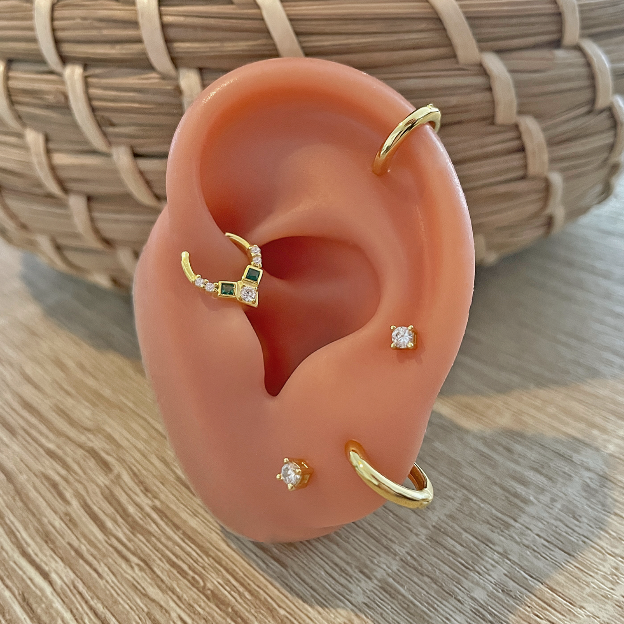 Pendientes Brigitte Oro