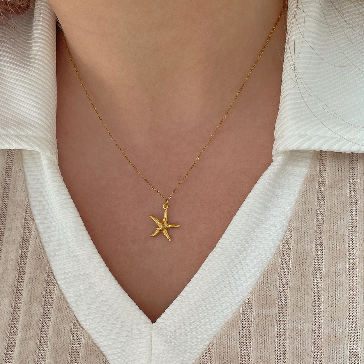 Collar Starfish Oro