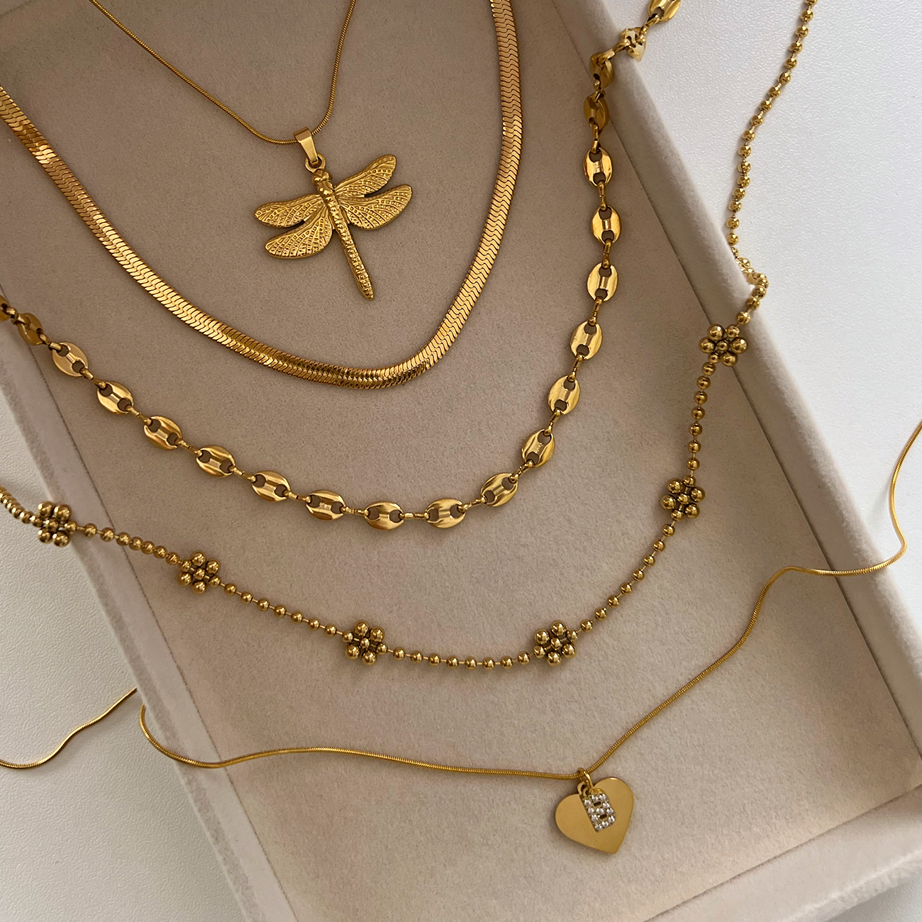 Collar Cadena de Serpiente Oro - 4mm