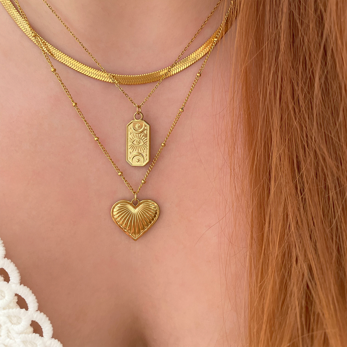 Collar Cadena de Serpiente Oro - 4mm