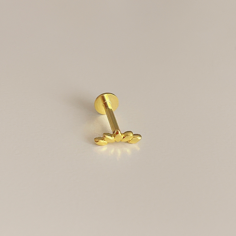 Orecchino Loto Oro