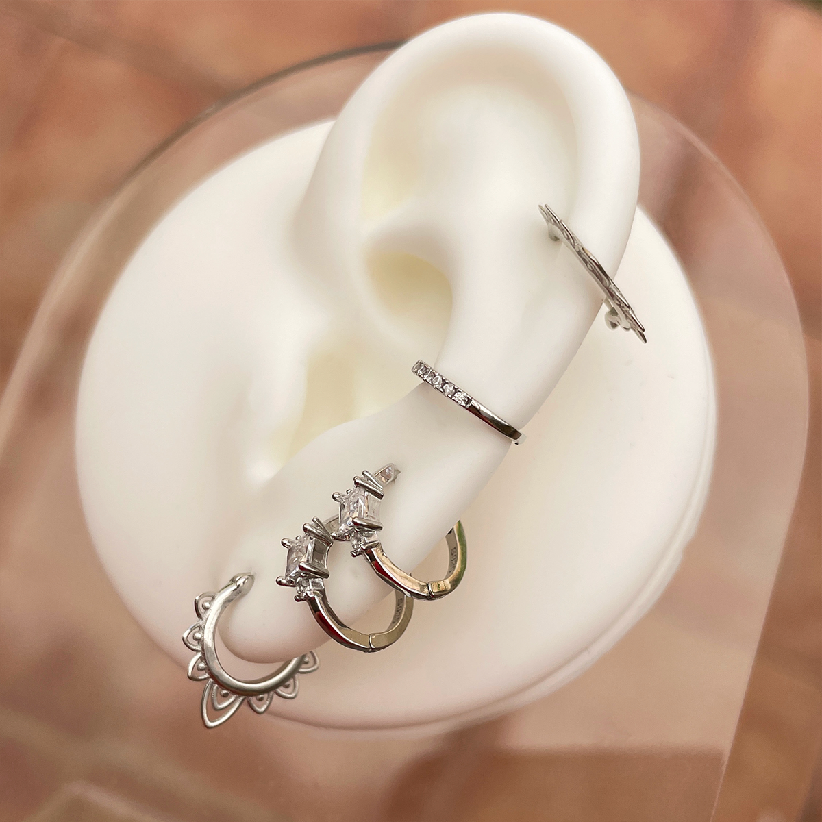 Aros Mini Mandala Plata