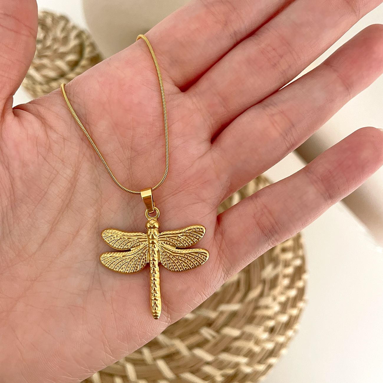 Collar Libélula Oro