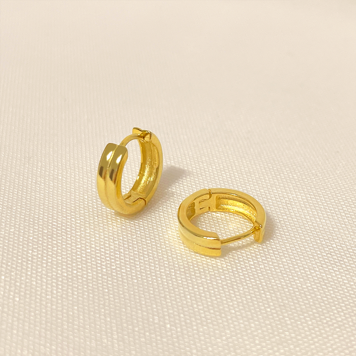 Aros Basic Doble Oro