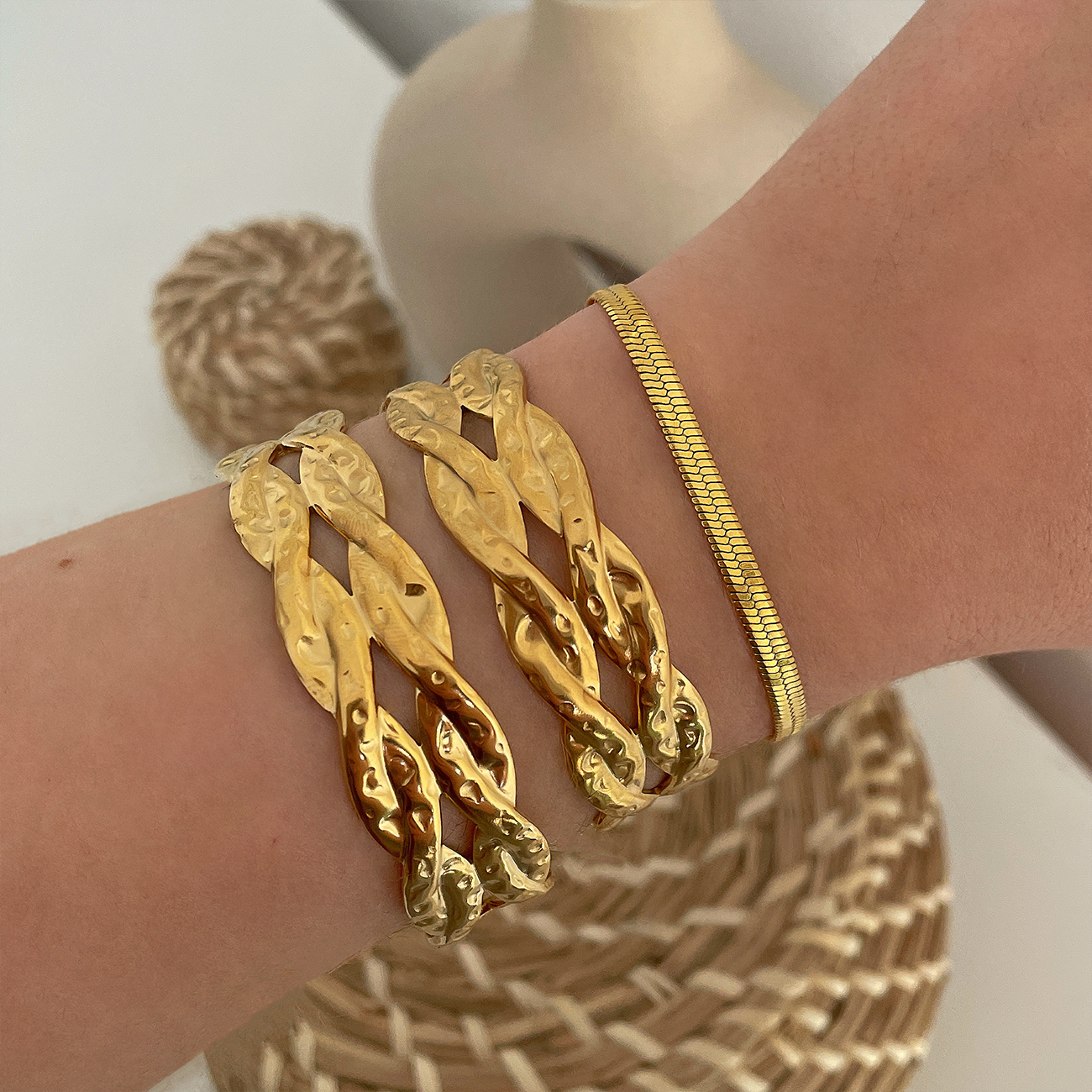 Brazalete Nefertiti Oro