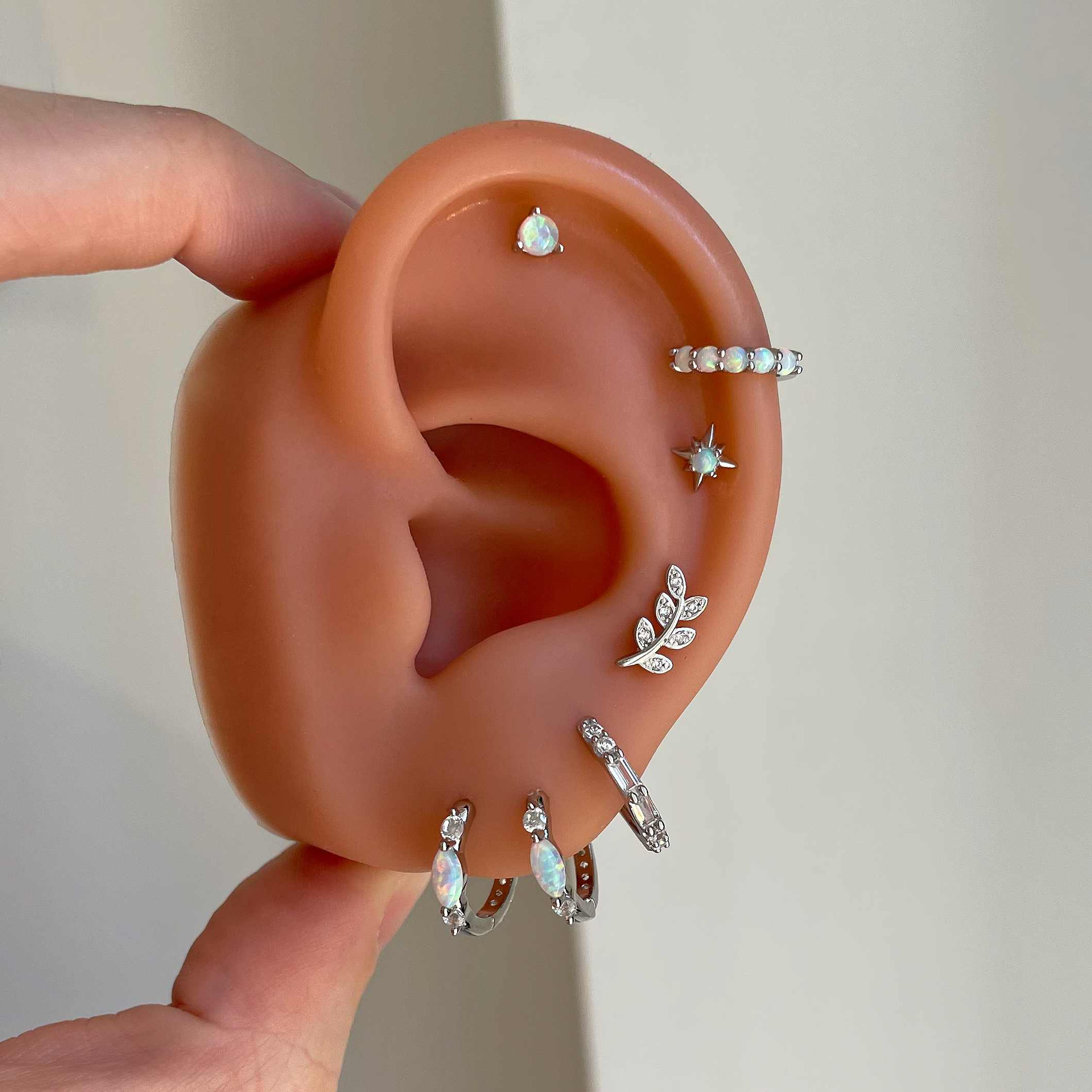 Aros Hica Plata - 10mm