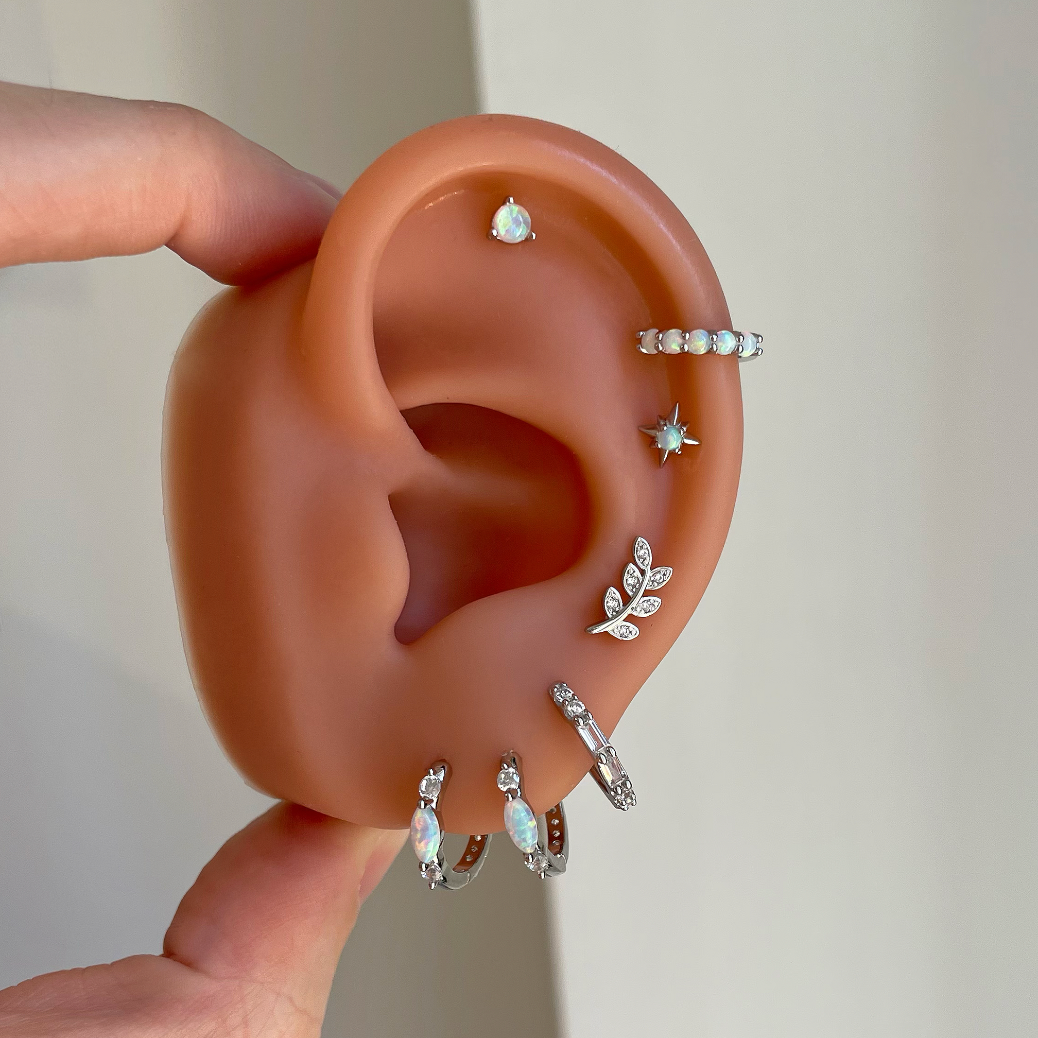 Aros Hica Plata - 10mm