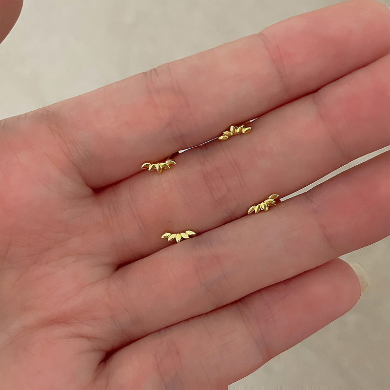 Orecchino Loto Oro