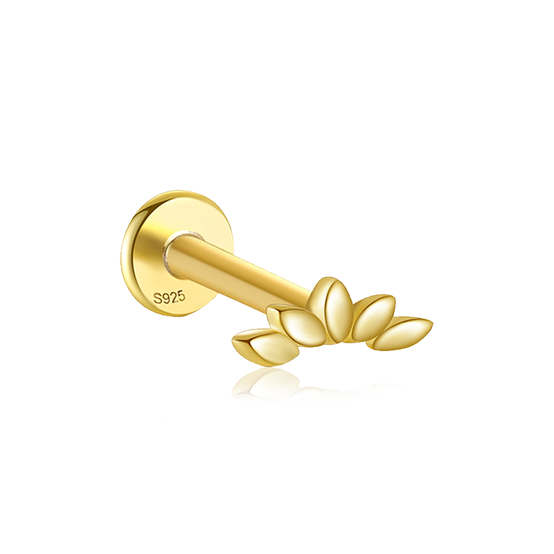 Pendiente Loto Oro