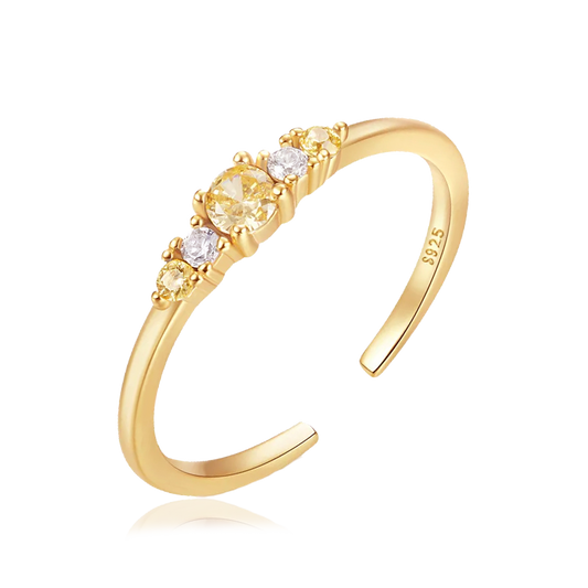 Anillo Ophelia Limón Oro