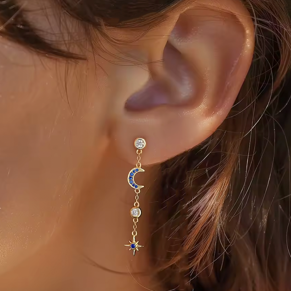 Pendientes Lunel Oro