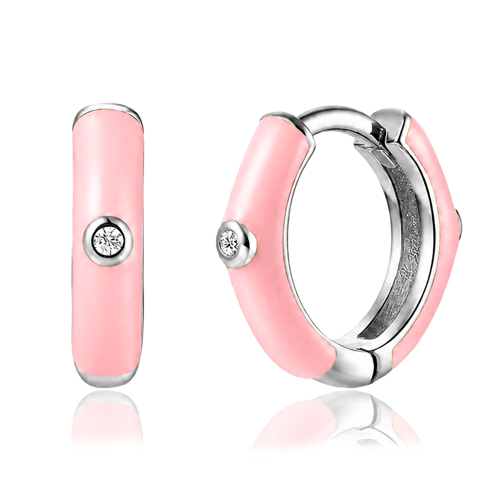 Orecchini Dea Rosa Argento