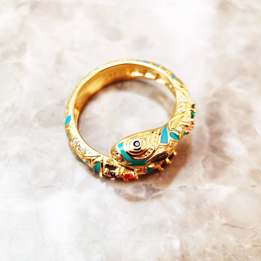 Anillo Colorful Nagira Oro