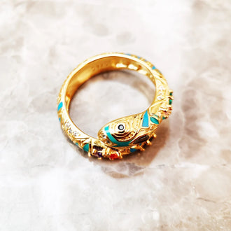 Anillo Colorful Nagira Oro