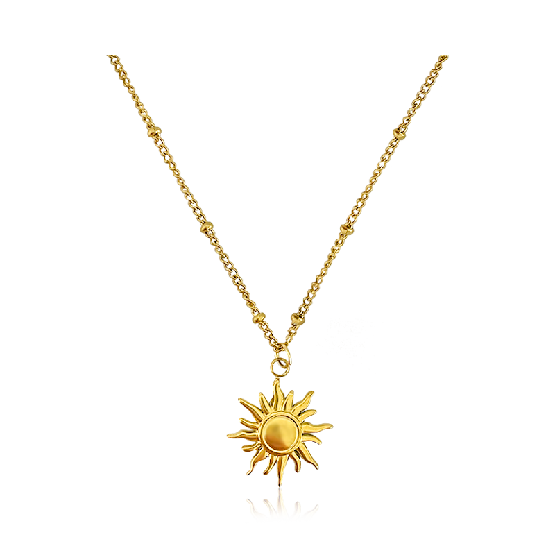 Collar Mini Sun Bolitas Oro