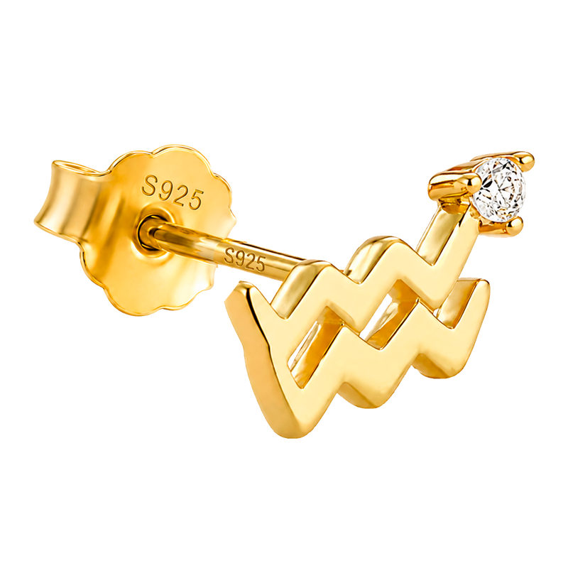 Pendiente Mini Zodiaco Oro