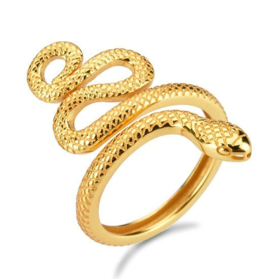 Anillo Big Snake Oro - CLUM