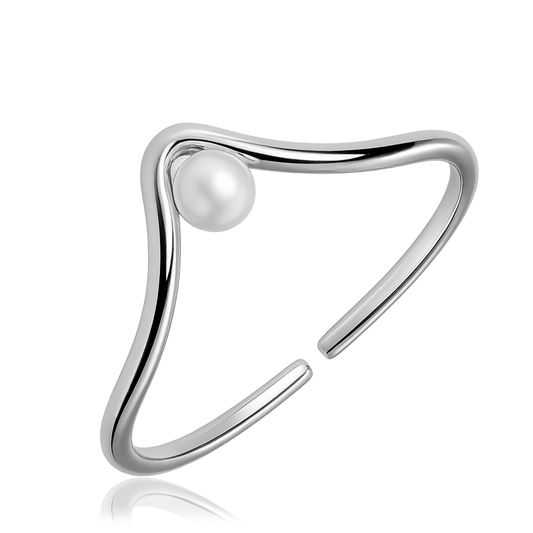 Anillo Perlita Plata