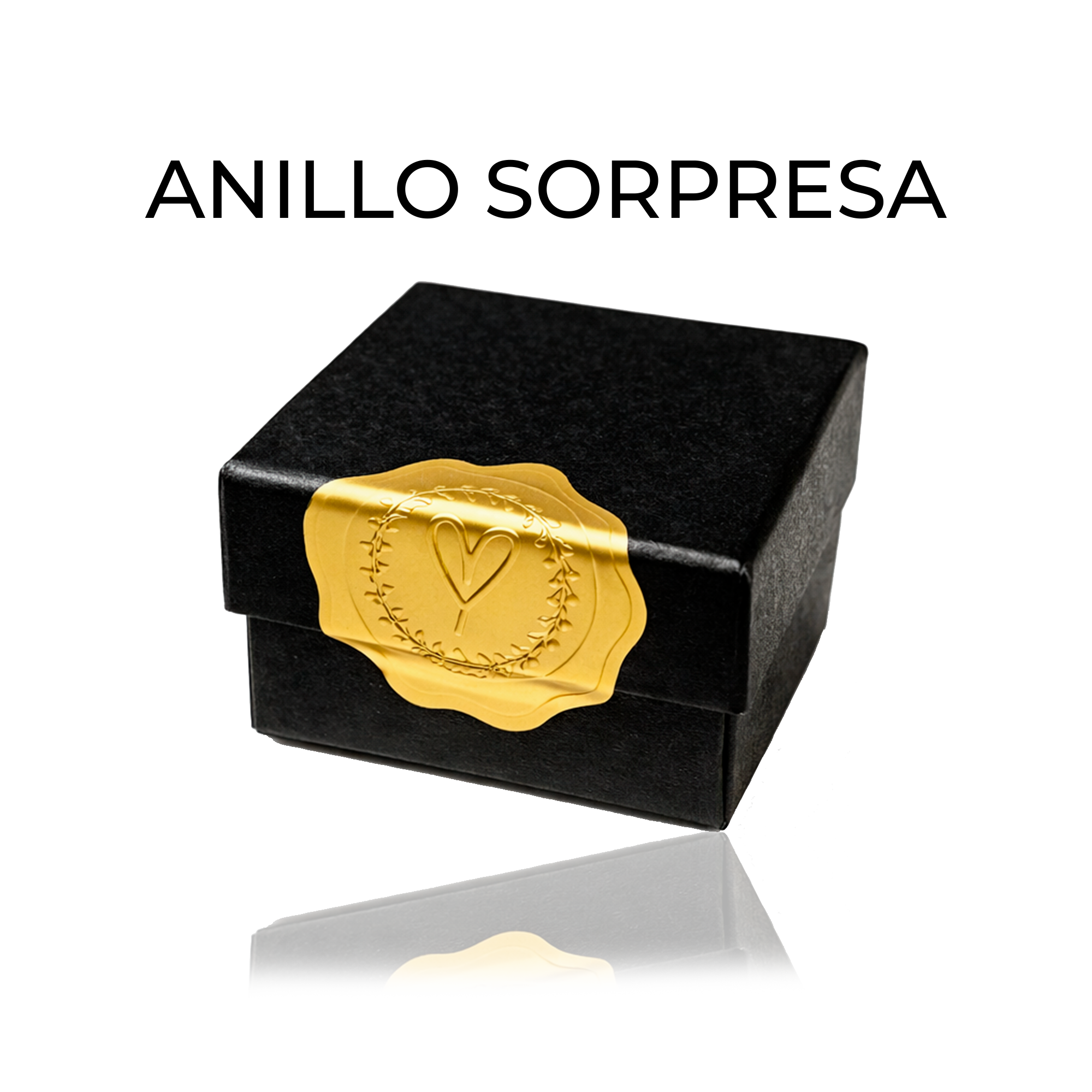 Anillo sorpresa + cajita negra
