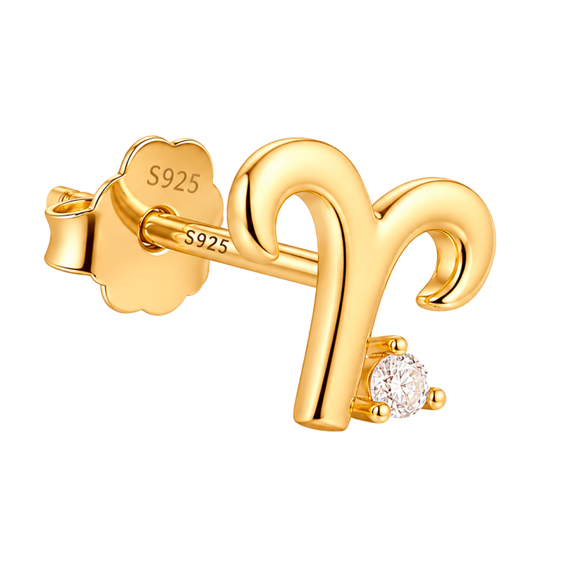 Pendiente Mini Zodiaco Oro