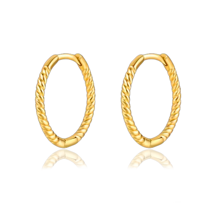 Aros Curly Oro - 13mm