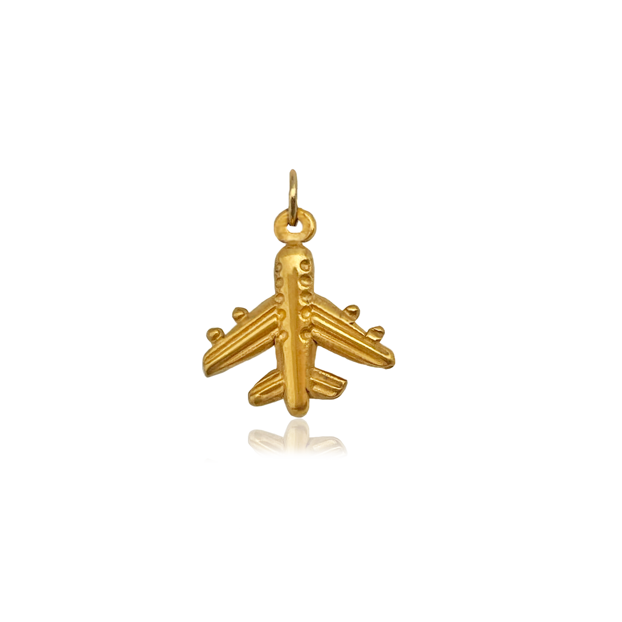 Charm Mini Avión Oro