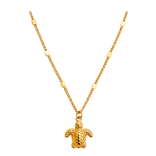 Collar Baby Turtle Oro
