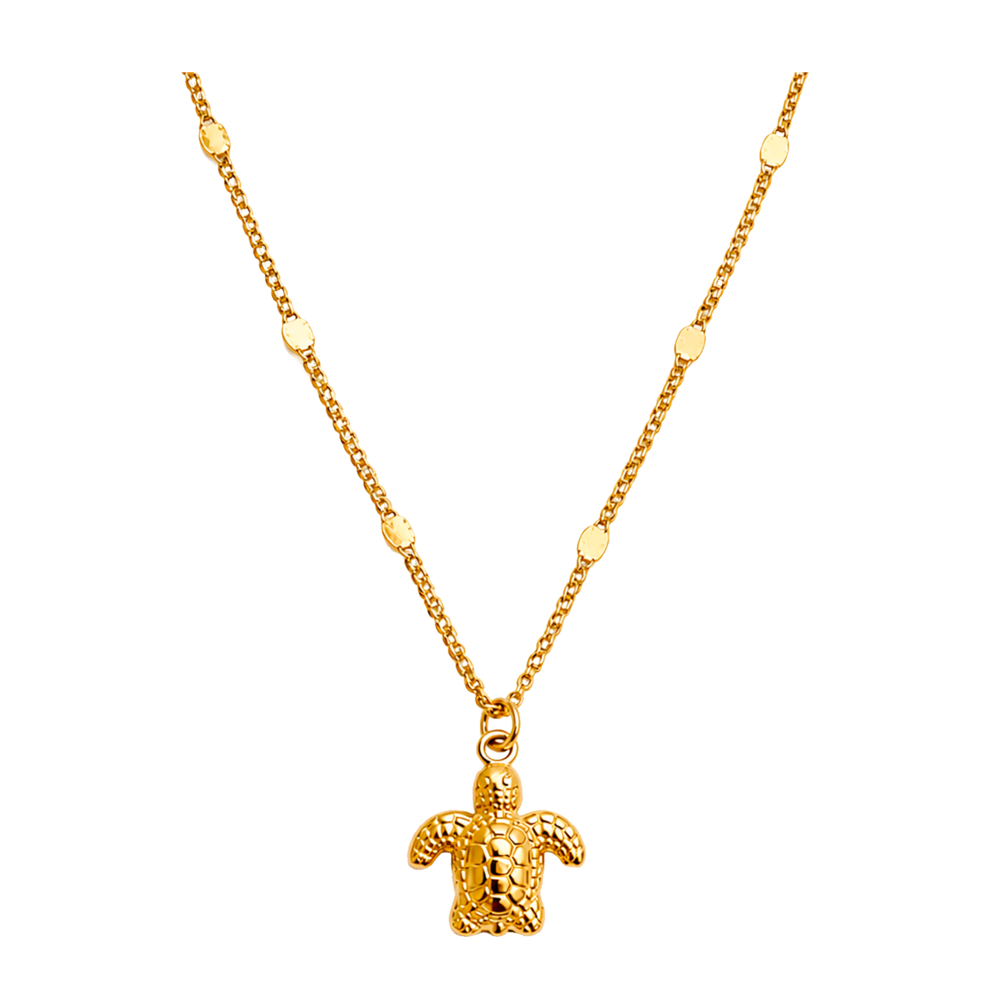Collar Baby Turtle Oro
