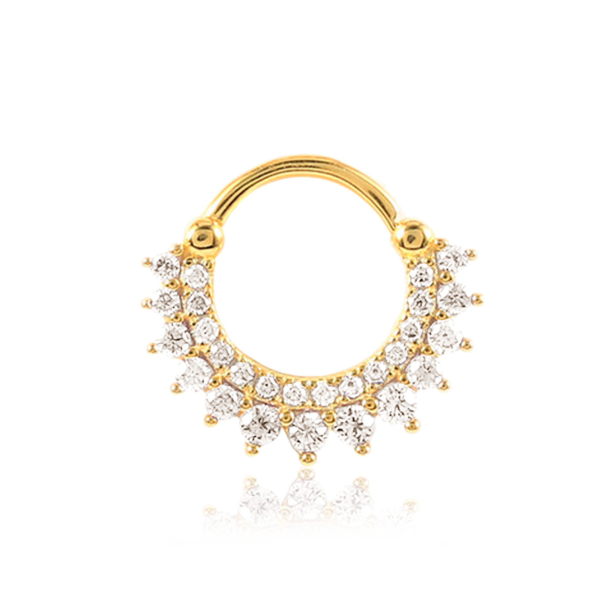 Aro Sun Blanco Oro