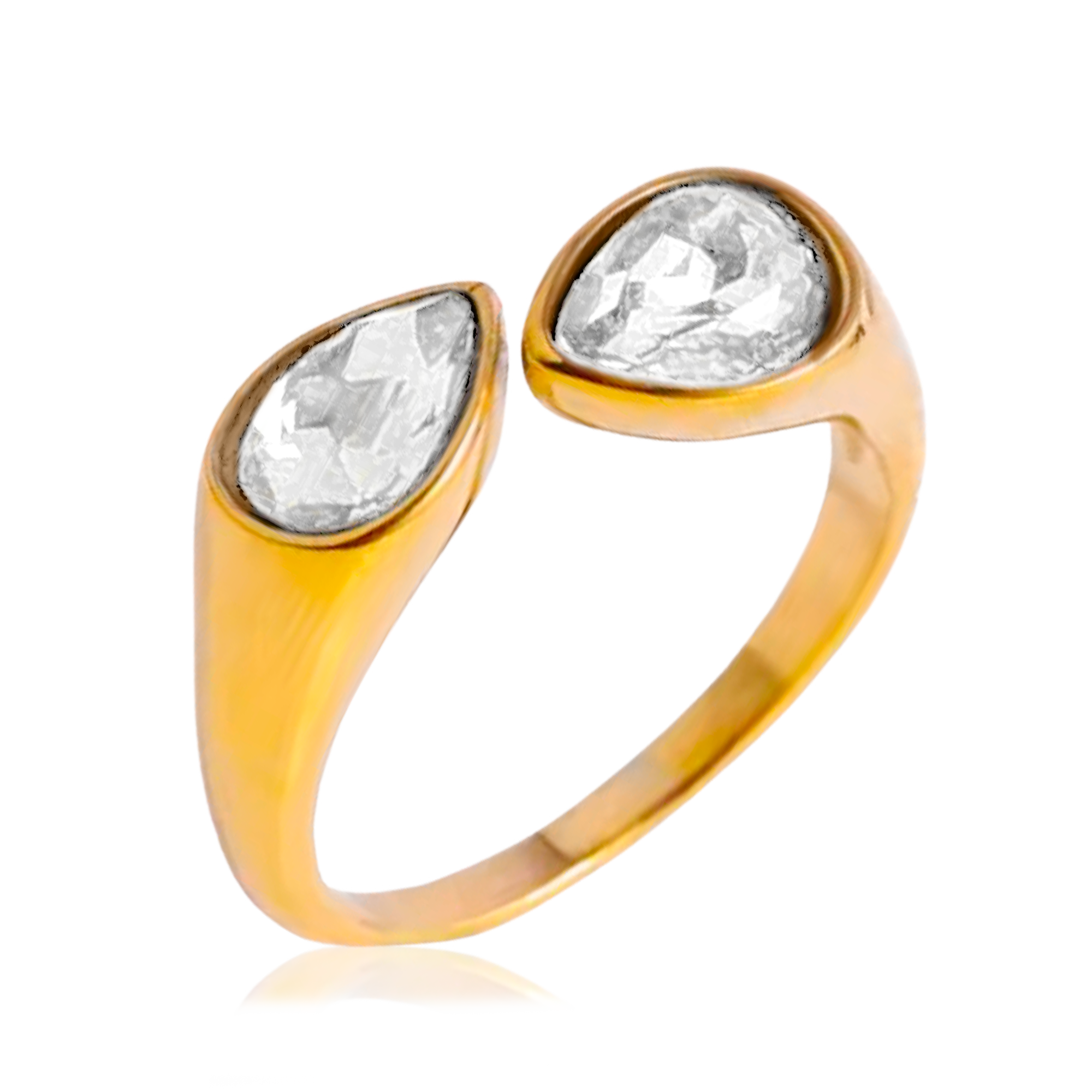 Anillo Dualia Blanco Oro