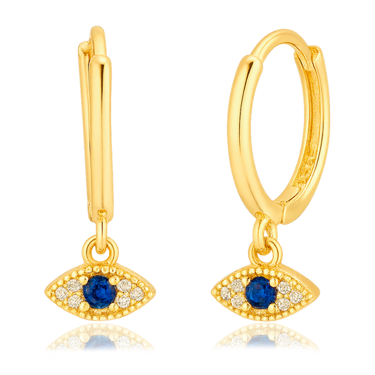 Aros Blue Eyesclum Oro