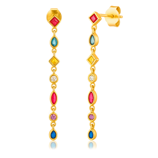 Pendientes Long Briseida Oro