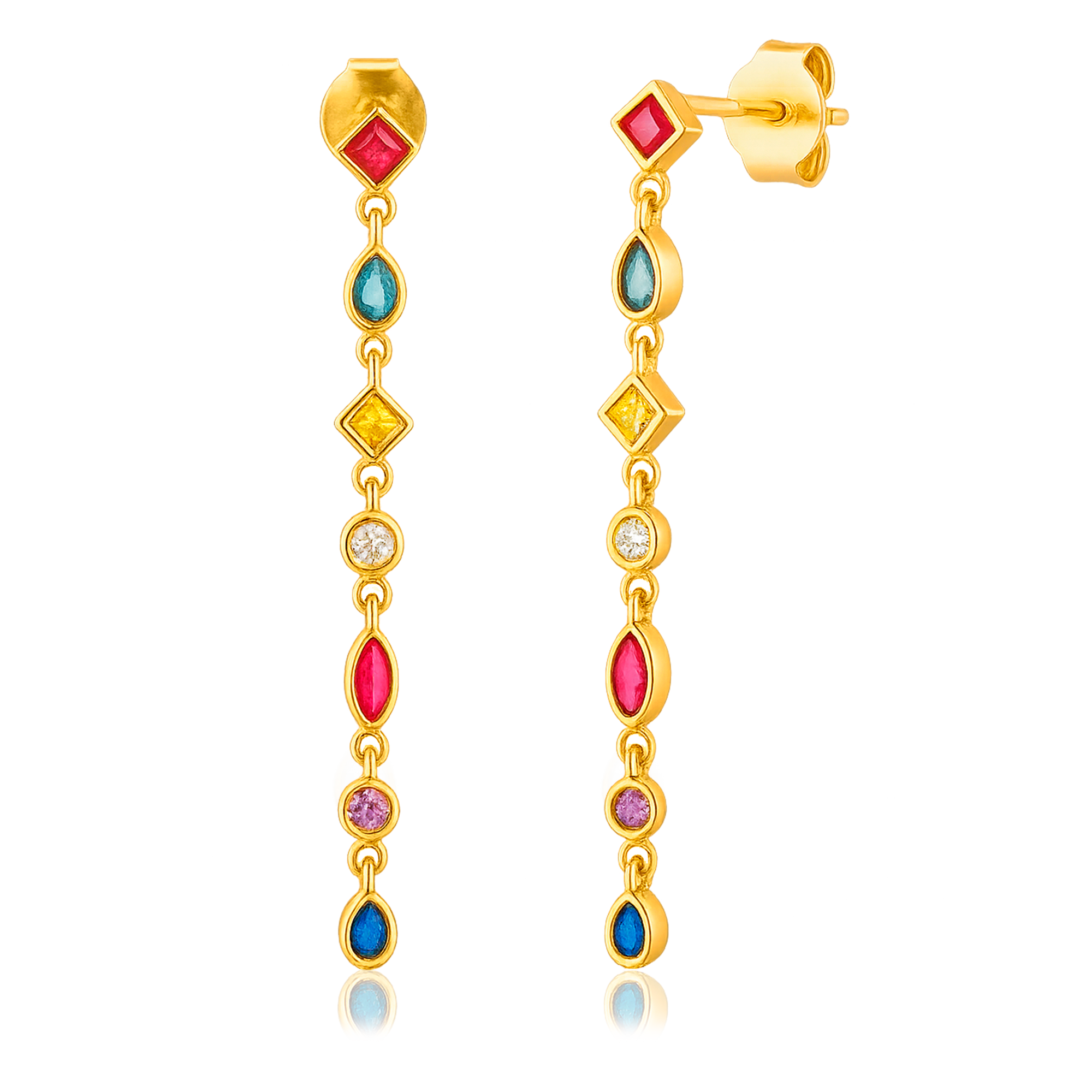 Pendientes Long Briseida Oro