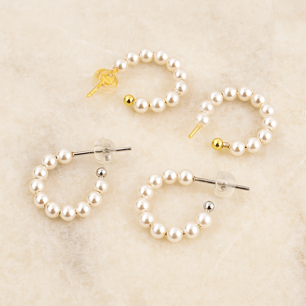 Aros Multi Perla Oro