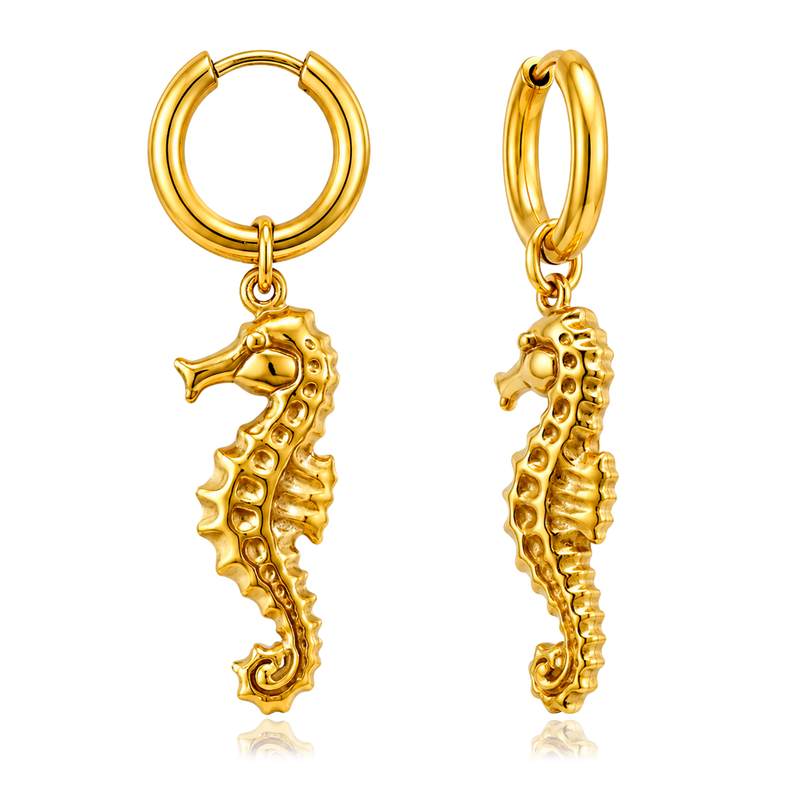 Aros Small Basic Caballito de Mar Oro