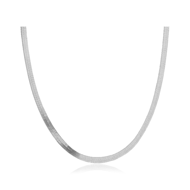 Collana a Catena Serpente in Argento - 4mm