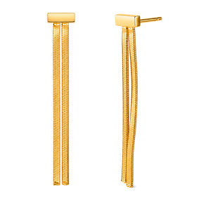 Pendientes Cascade Oro