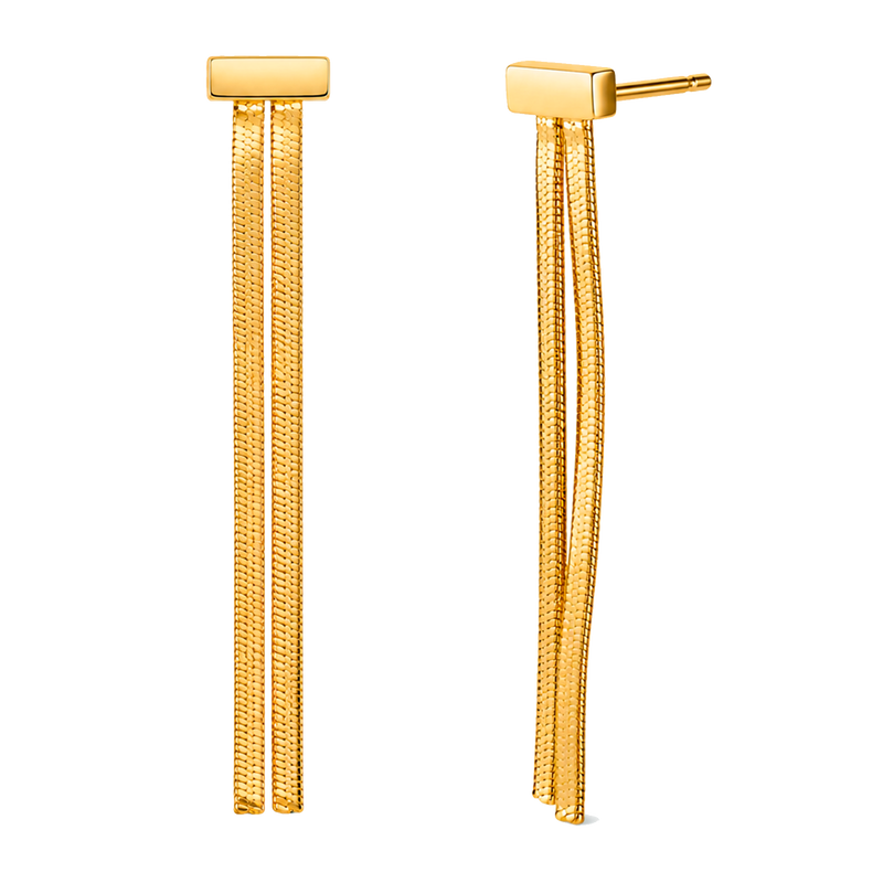 Pendientes Cascade Oro