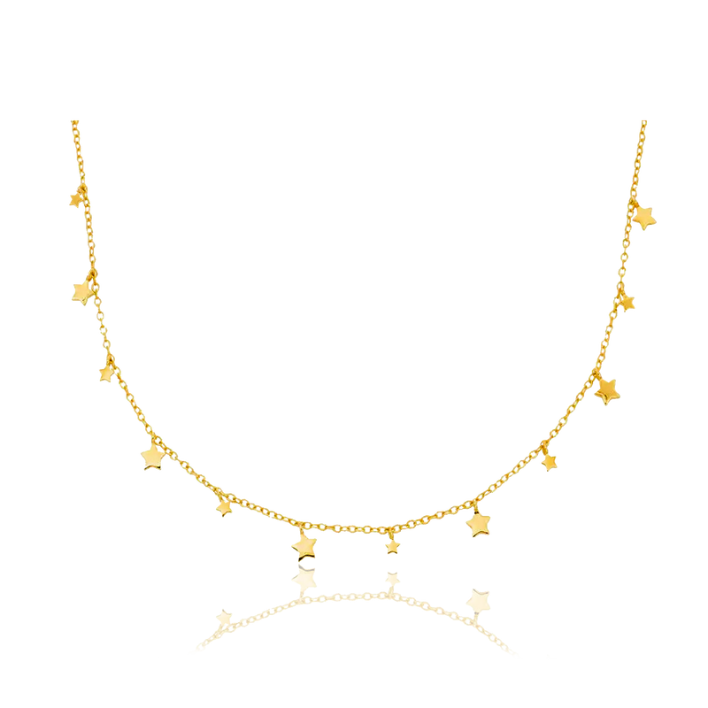 Choker Estrellitas Oro