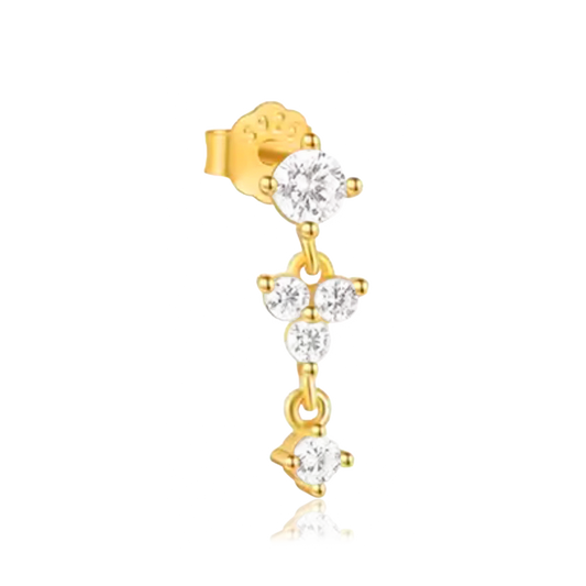 Pendiente Florea Oro