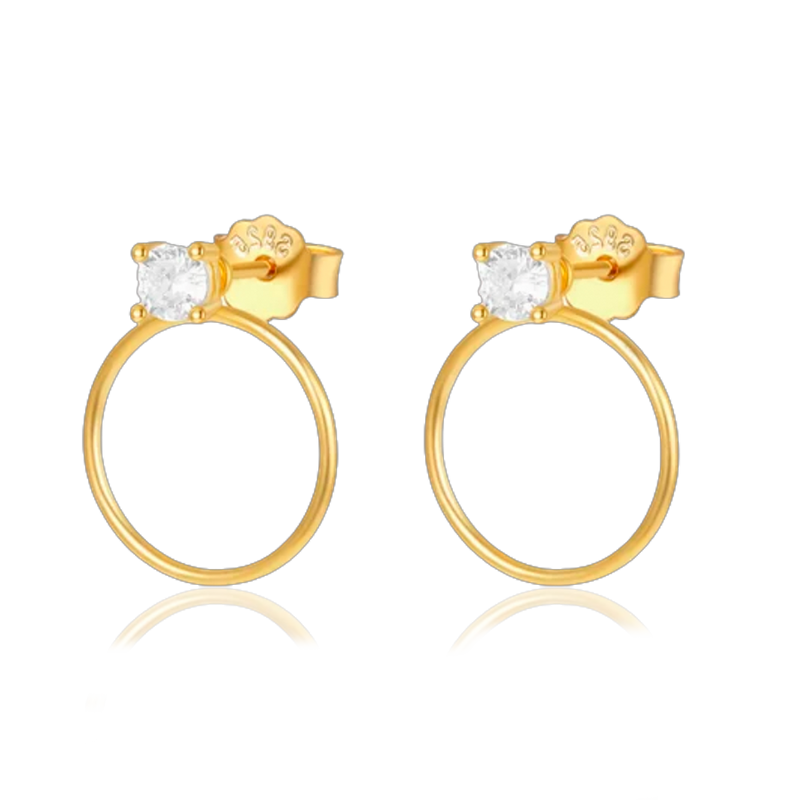 Pendientes Circle Oro