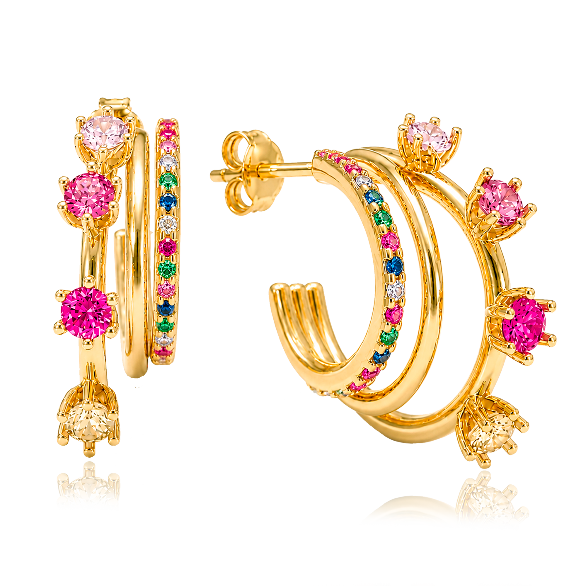 Orecchini Medi Basic Argento
