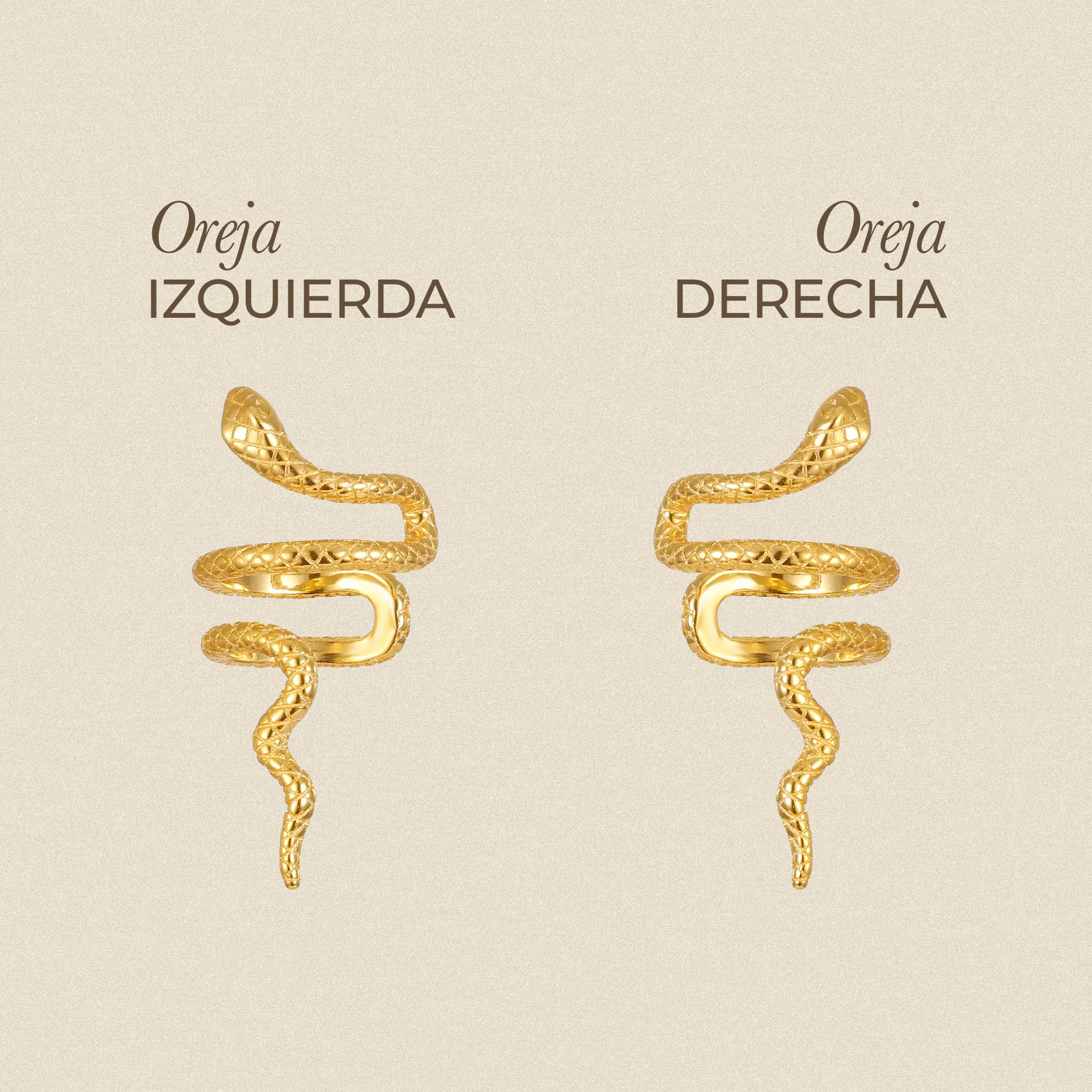 Ear Cuff Serpy Oro