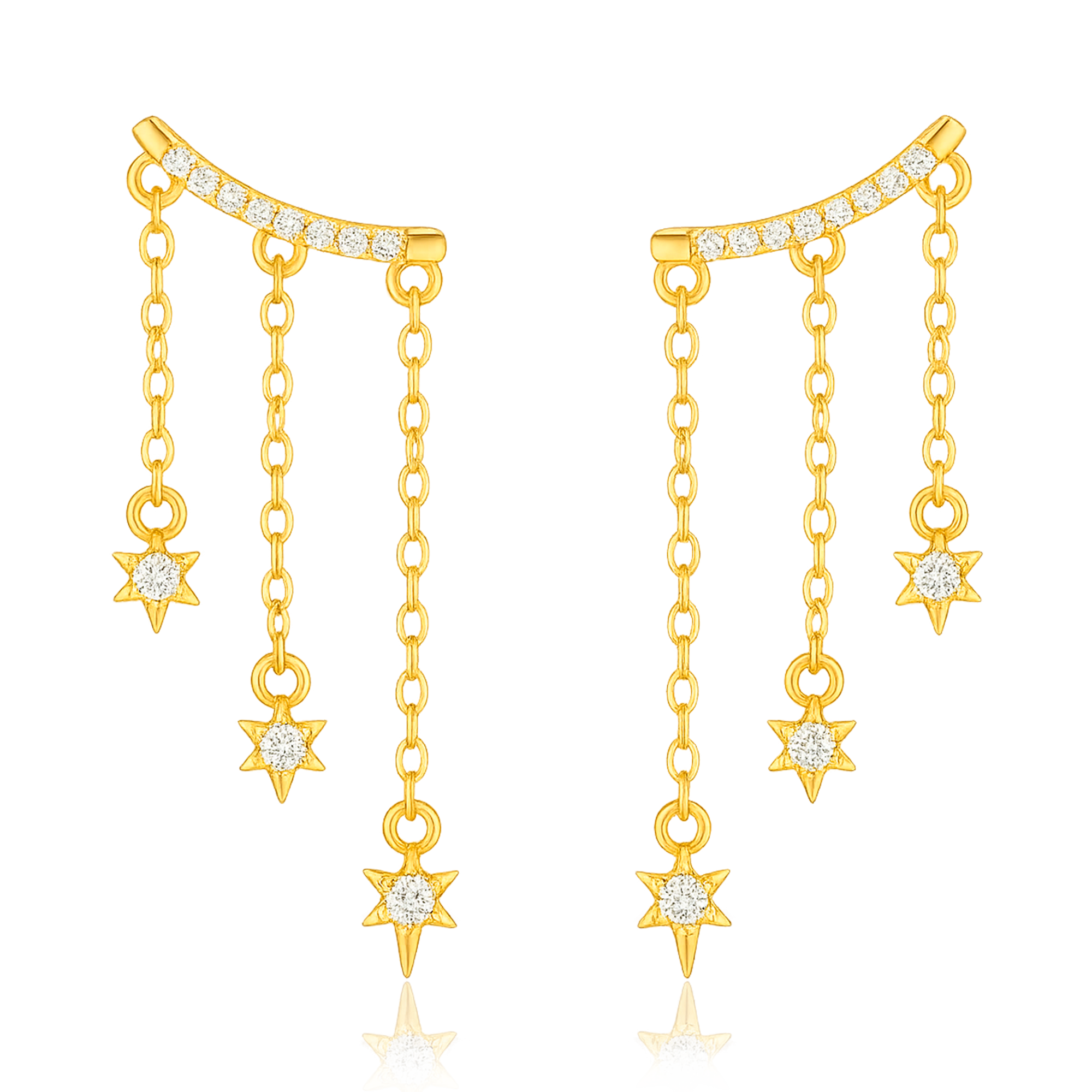 Pendientes Astra Oro